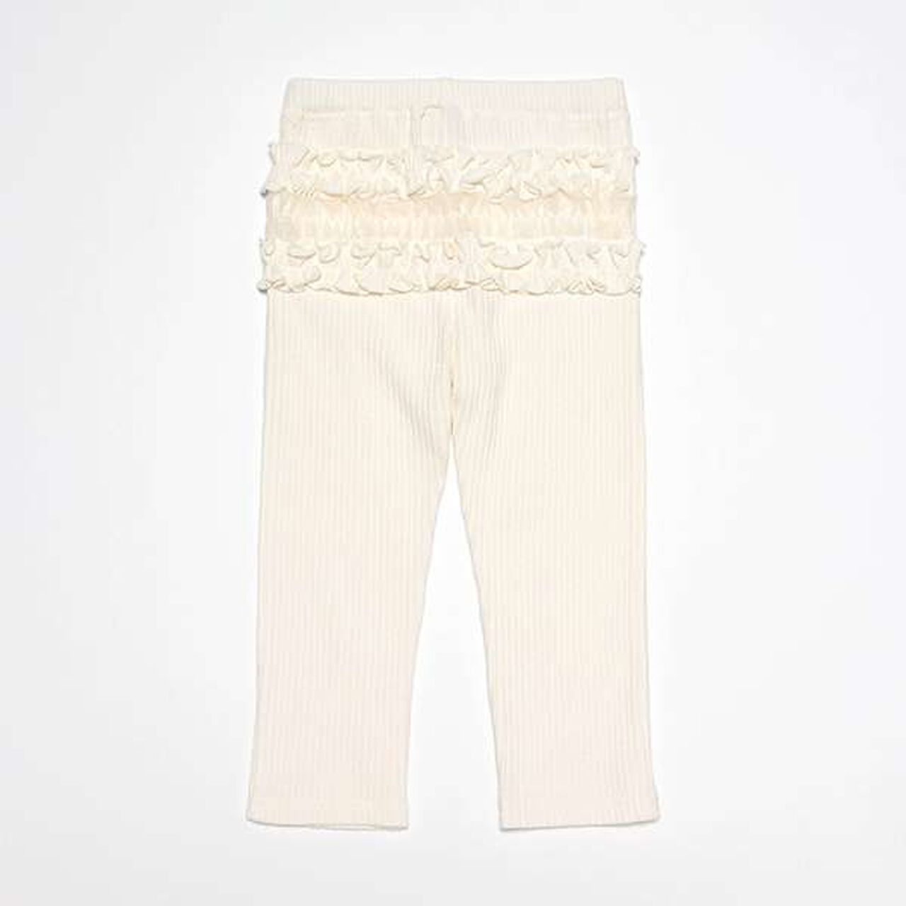 Back Frill Leggings,Light pink, large image number 6