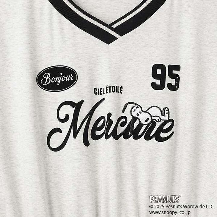 [PEANUTS] [Cool Touch] Docking Cut One-Piece Dress,Khaki, medium image number 4