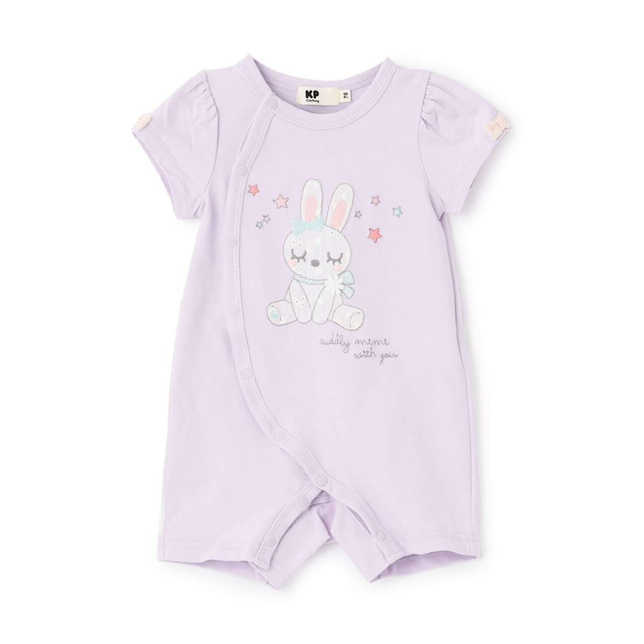 Mimi-chan Appliqu&eacute; Embroidery Shortall,Pink, large image number 14