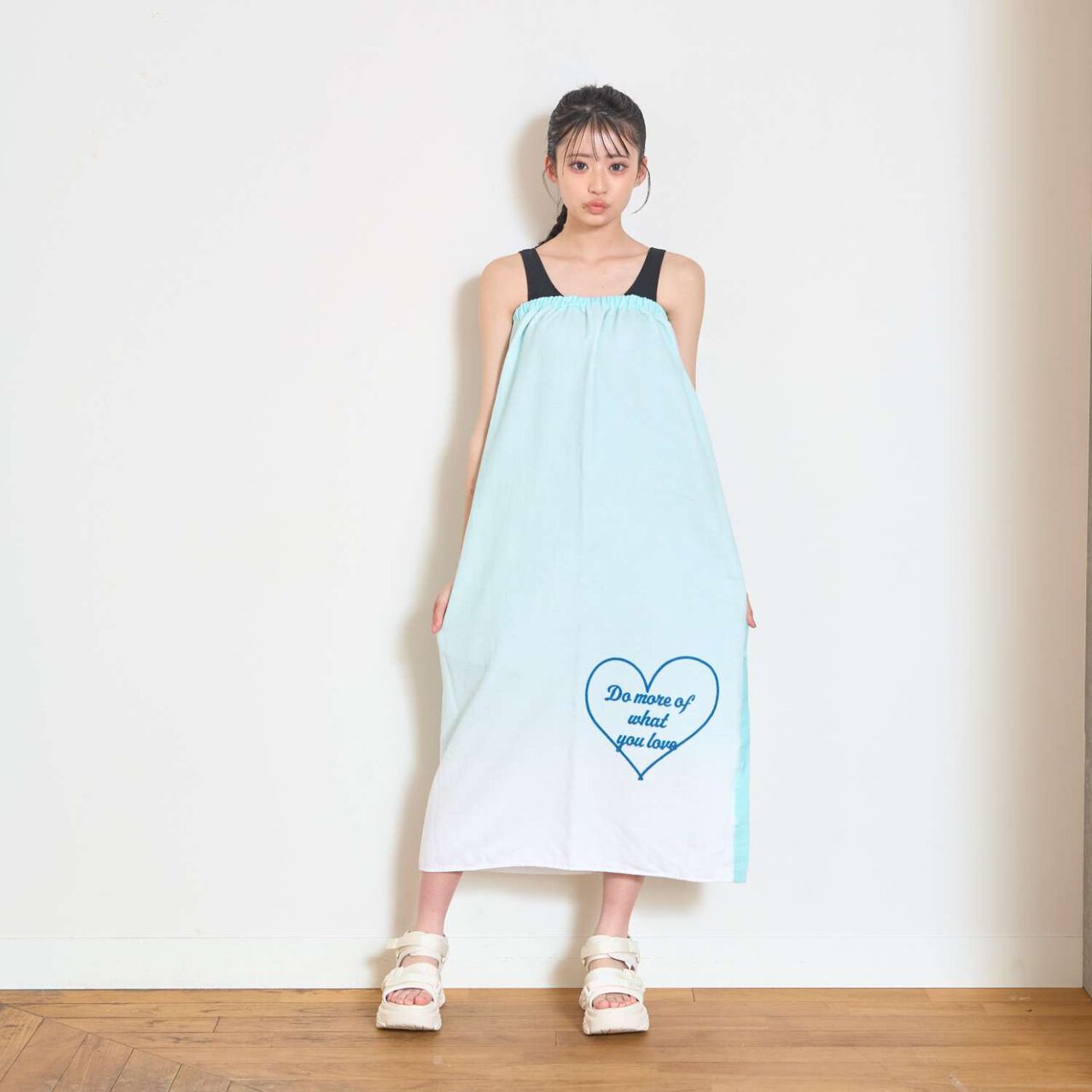 [LTXC] [SWIM] 100cm Gradient Wrap Towel,Mint, large image number 6