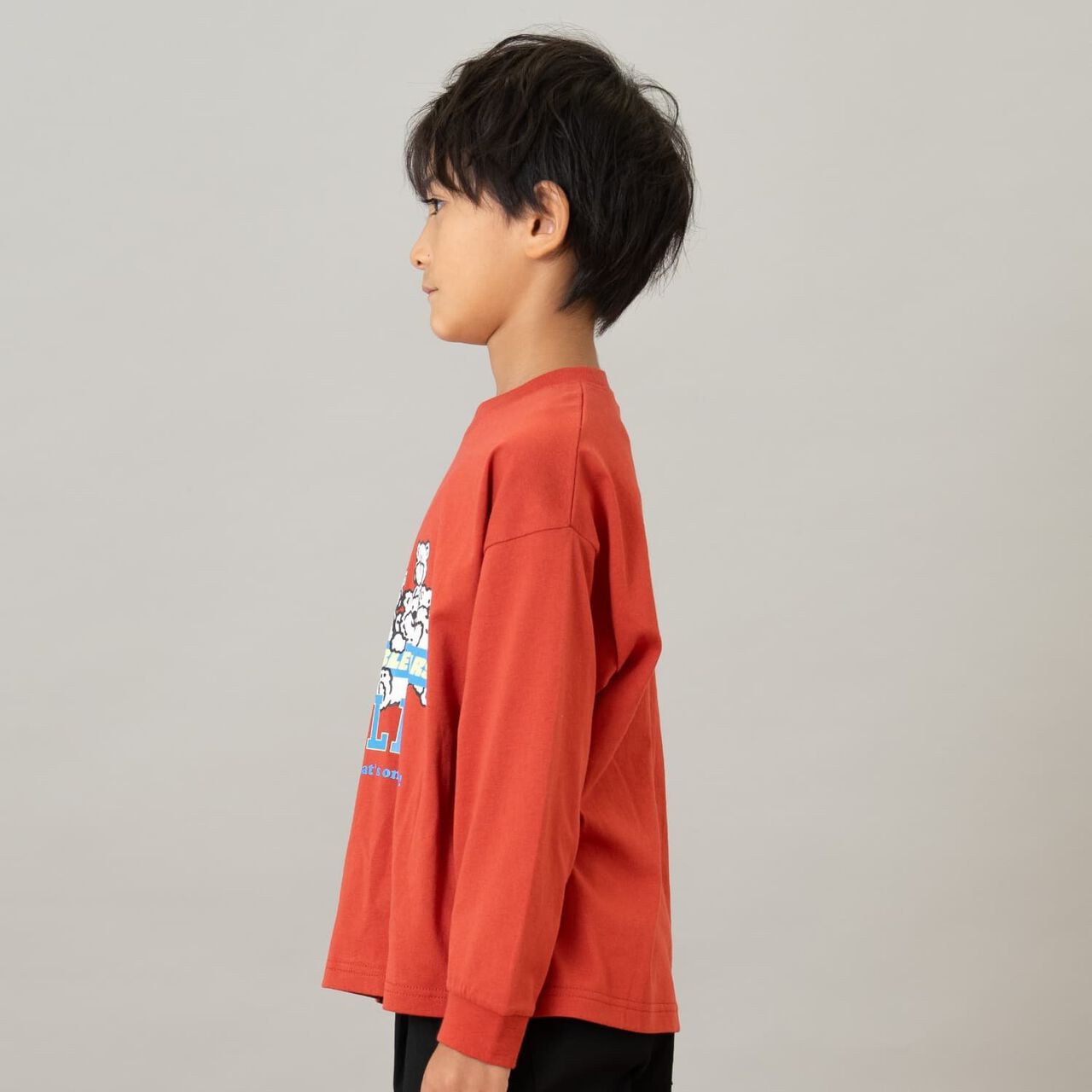 100% Cotton 365D. OFUZAKE Pattern Long Sleeve T-Shirt,Purple, large image number 27