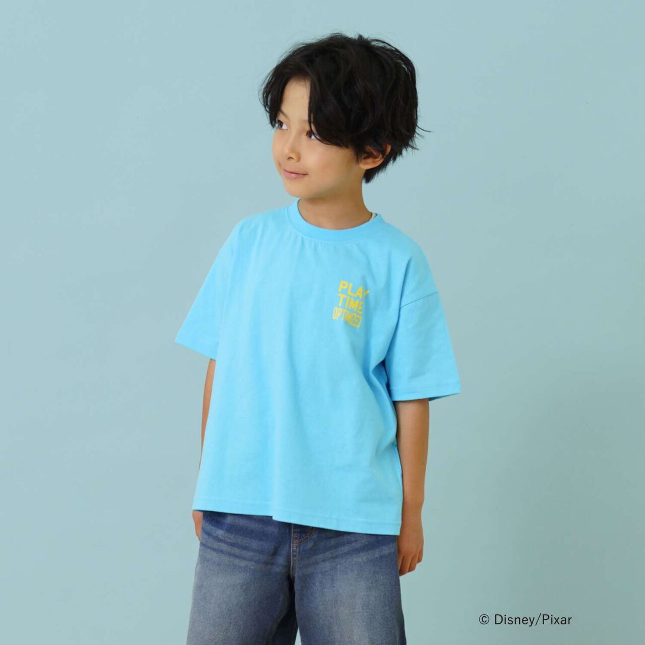 [Disney-Pixar-Toy Story] Toy Story Group Art Wide Short-Sleeve T-Shirt,Charcoal gray, large image number 13