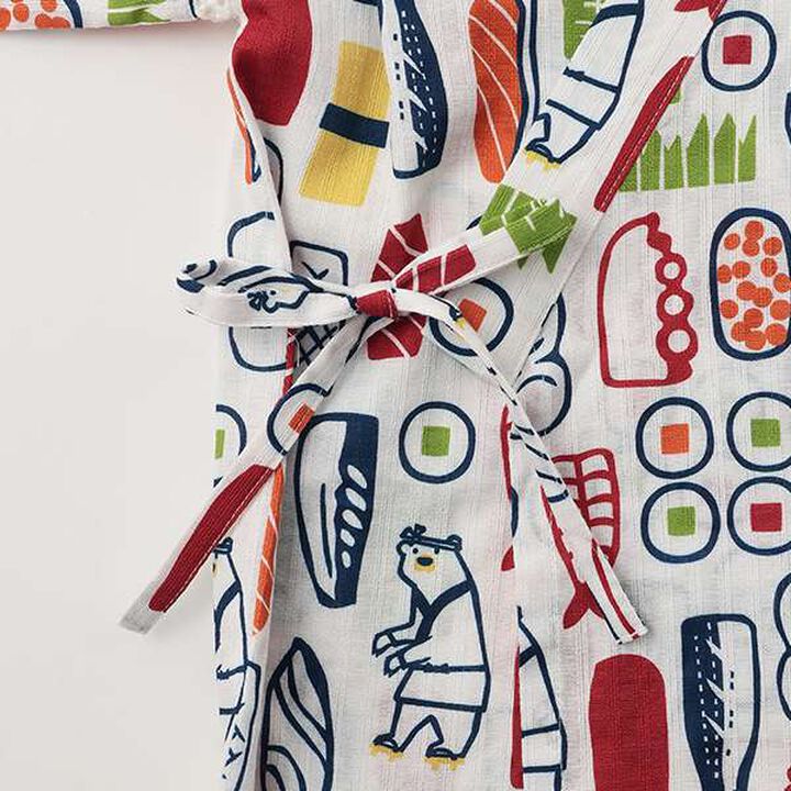 Sushi Print Jinbei,Off white, medium image number 8