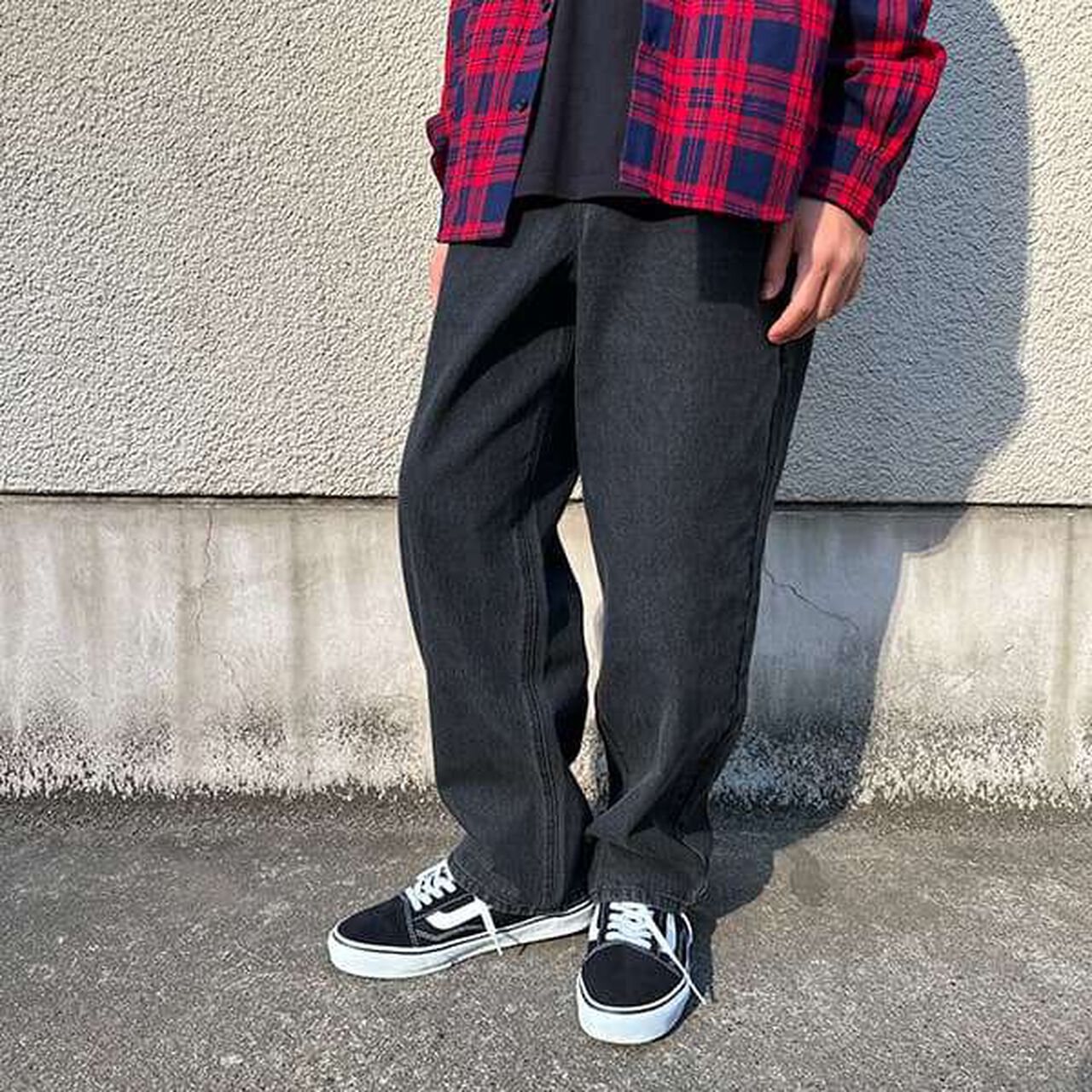 Denim Baggy Pants,Blue, large image number 17