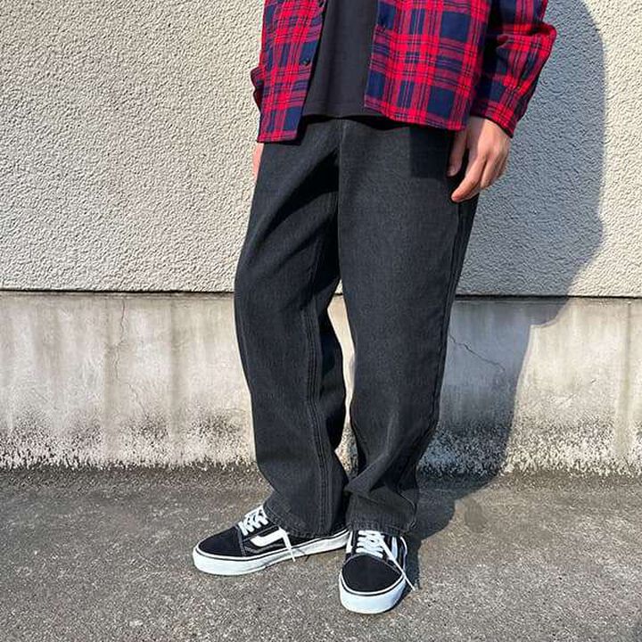 Denim Baggy Pants,Blue, medium image number 17