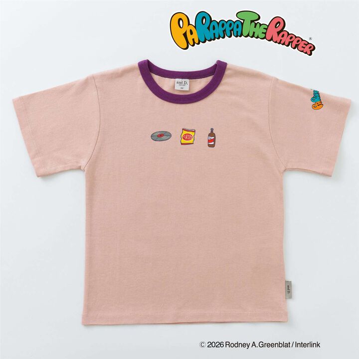 [親子連結款] [PaRappa the Rapper] 撞色羅紋短袖T恤,粉紅色, medium image number 16