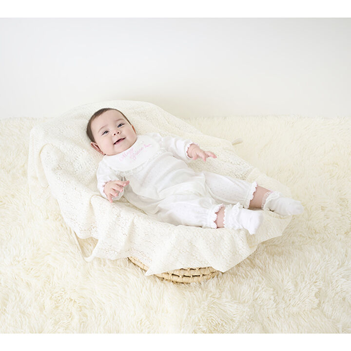 Logo Lace Bib,Light pink, medium image number 5