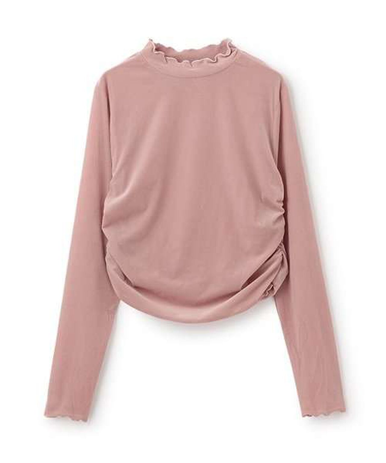 Sheer Velour Top,Black, large image number 15