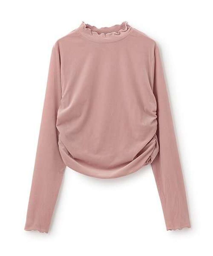 Sheer Velour Top,Black, medium image number 15