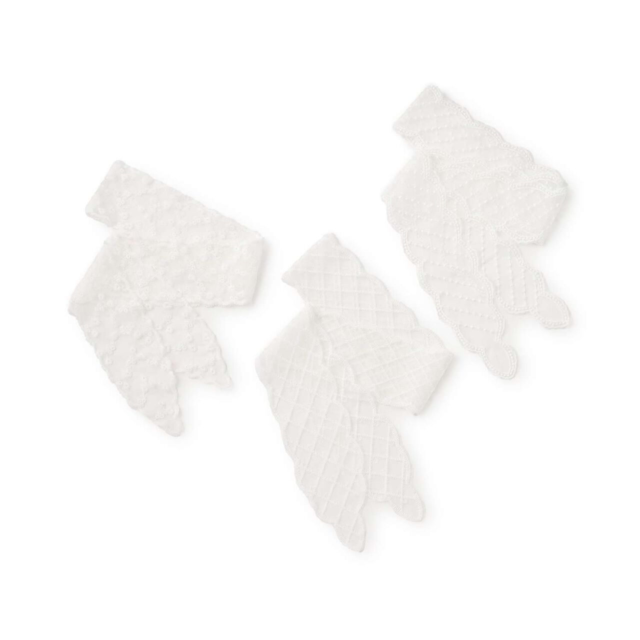 Lace Hair Scarf,Ivory, large image number 5