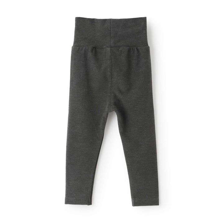 Train-Themed Long-Length Belly Band Leggings,Charcoal gray, medium image number 1