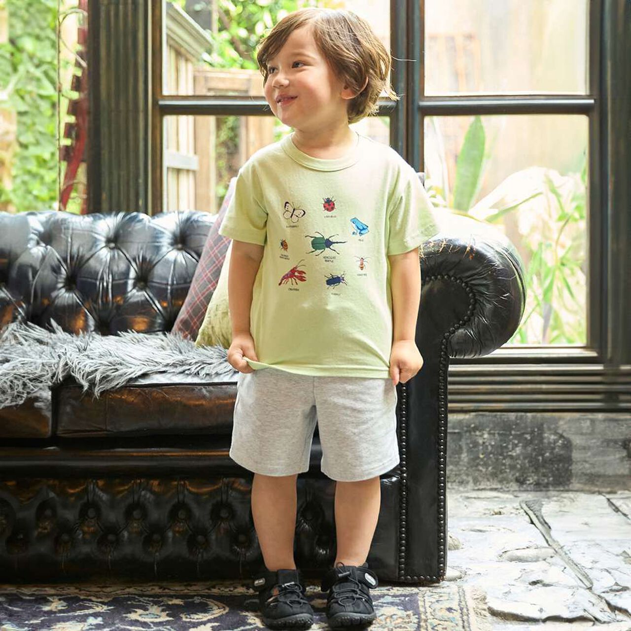 [Affordable] Boys Shorts 2,Top gray, large image number 0