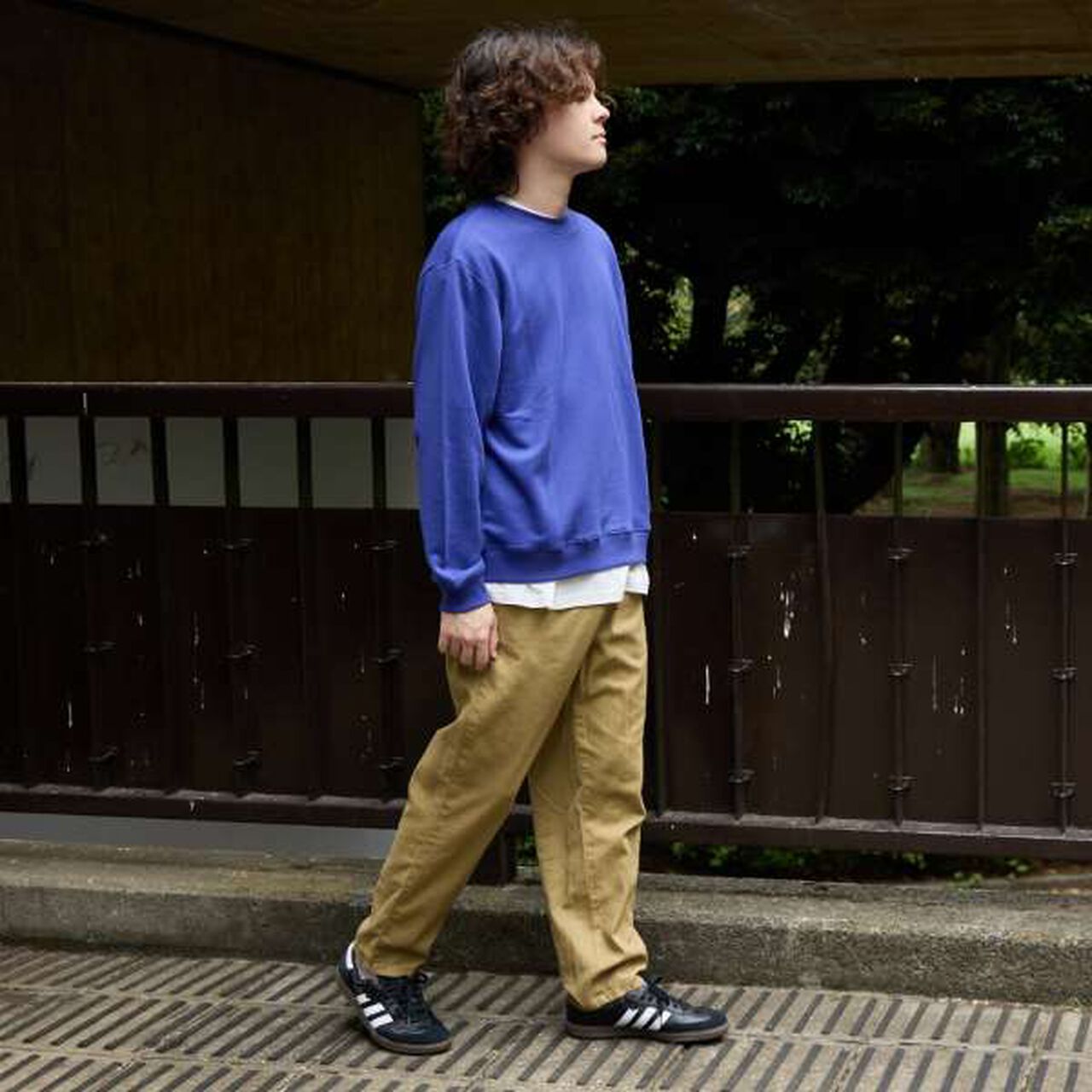 Cotton Twill Chef Pants,Navy, large image number 1