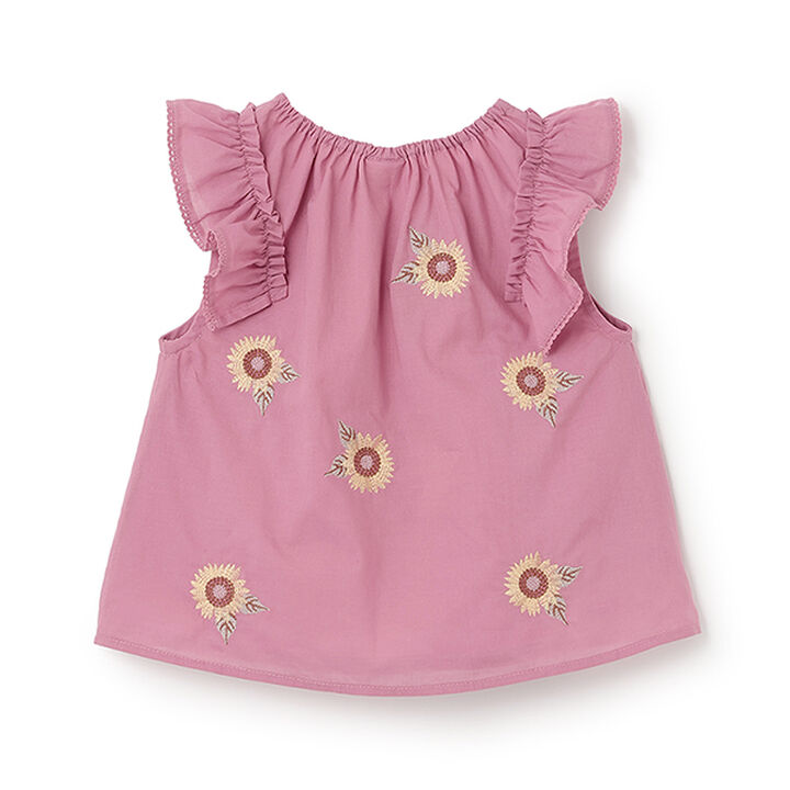 Sunflower Embroidery Tunic,Light pink, medium image number 4