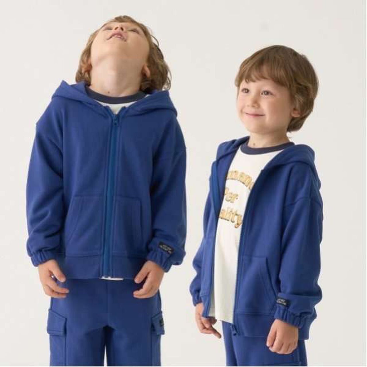 Versatile Drop Simple Zip Hoodie,Charcoal gray, large image number 22