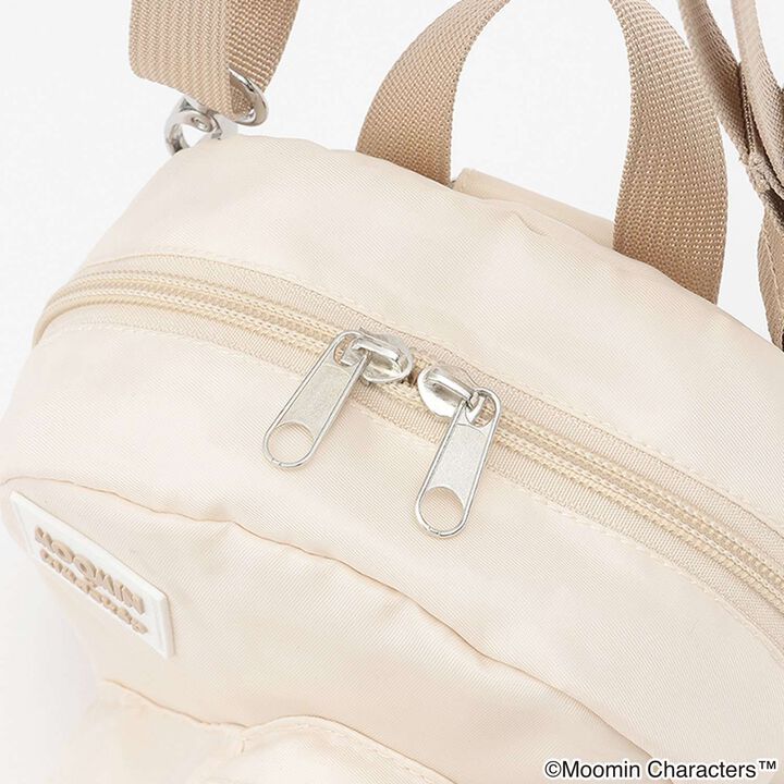 [MOOMIN] Mini Backpack Shoulder Bag,Pearl white, medium image number 2
