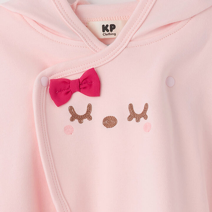 Mimi Face Embroidery & 3D Ear Cape,Off white, medium image number 4