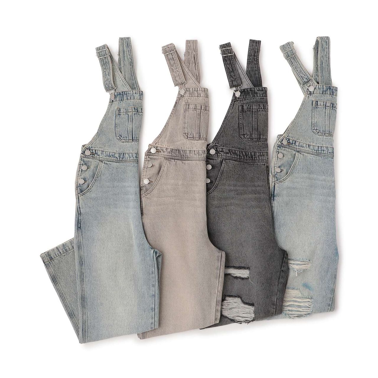 Basic Denim Overalls,Sax blue, large image number 20