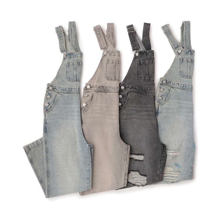 Basic Denim Overalls,Sax blue, medium image number 20