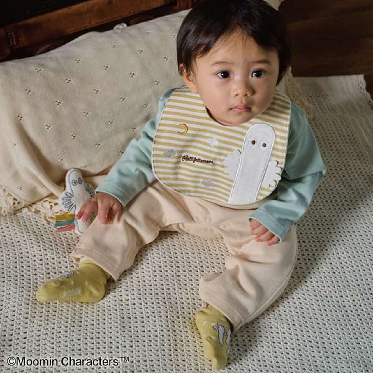 [MOOMIN] Moomin Nyoro Nyoro Rattle,Light green, large image number 12