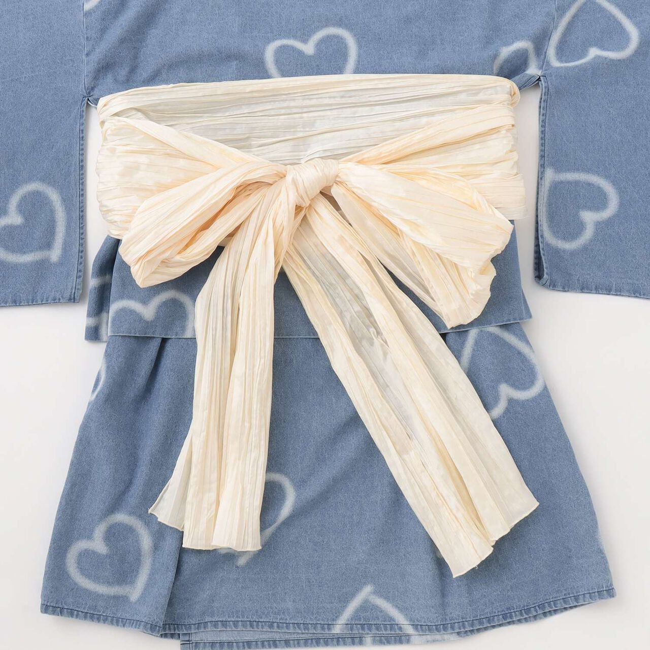 Denim Mini 2WAY Yukata,Navy, large image number 24