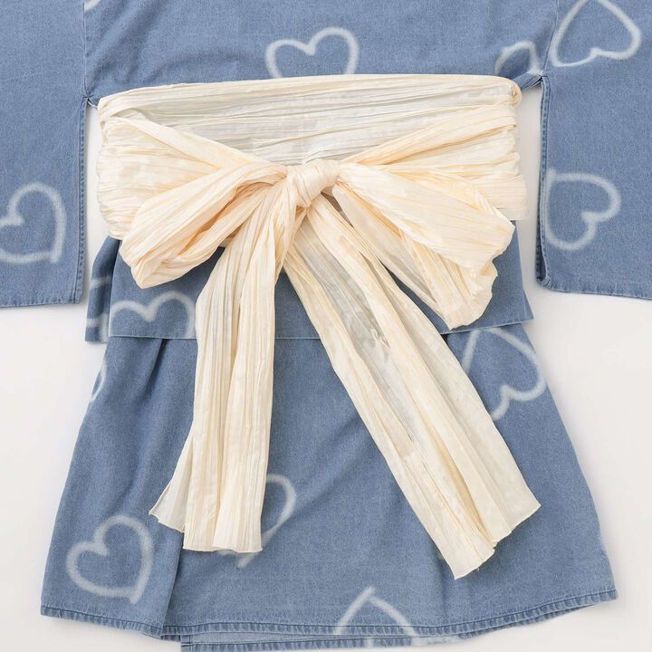 Denim Mini 2WAY Yukata,Navy, medium image number 24