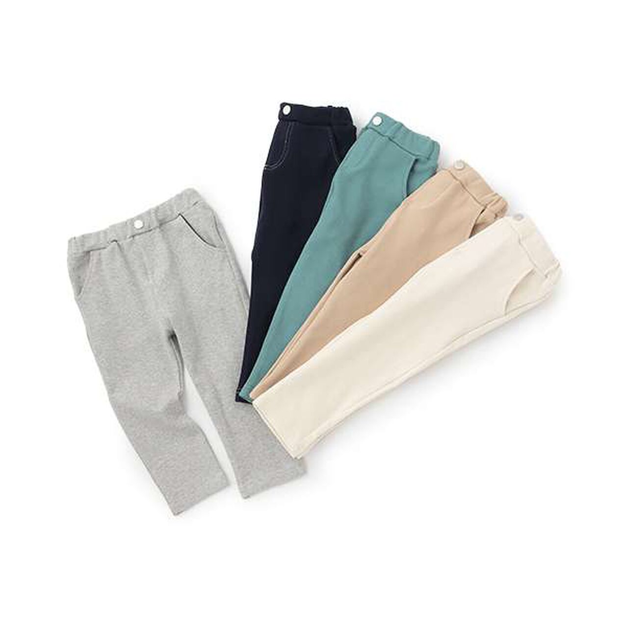 Anti-Stain Finish Daily Color Pants,Beige, large image number 7