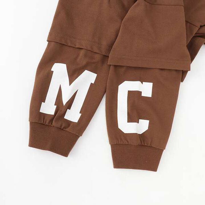 [MNCM] Reversible Print Layered Big T-Shirt in Kaiteki Tenjiku,Black, medium image number 9