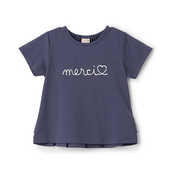 [Amphibious] Logo Embroidery T-Shirt (Kids Size),Light khaki, medium image number 16