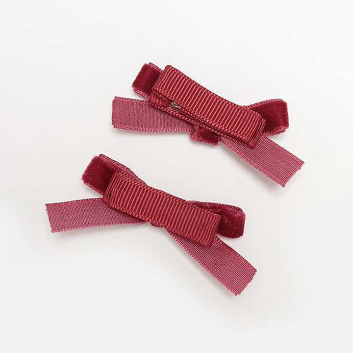 Velour Ribbon Pin,Black, medium image number 7