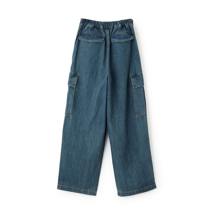 [GLSW.] Denim Line Cargo Pants,Deep blue, medium image number 1