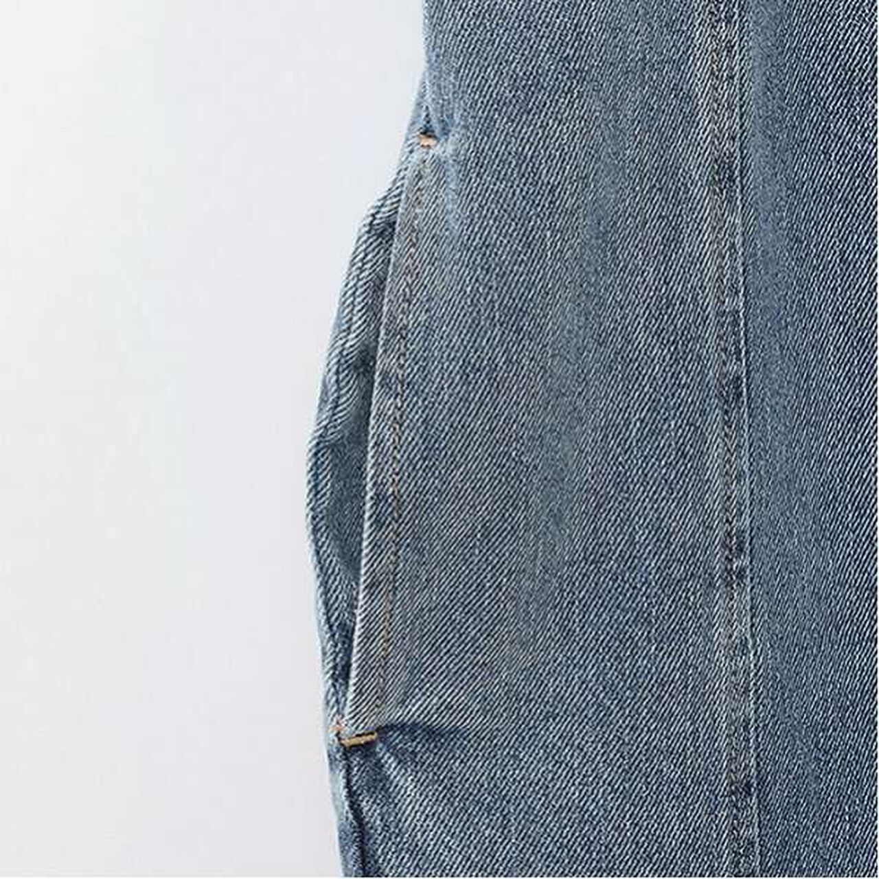 Denim Jumpsuit,Gray, large image number 6