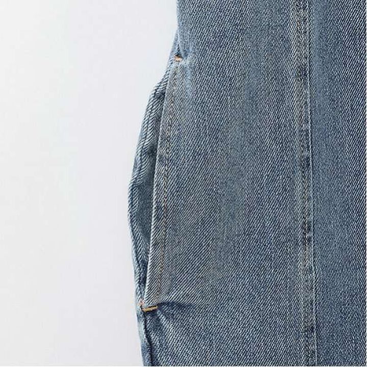 Denim Jumpsuit,Gray, medium image number 6