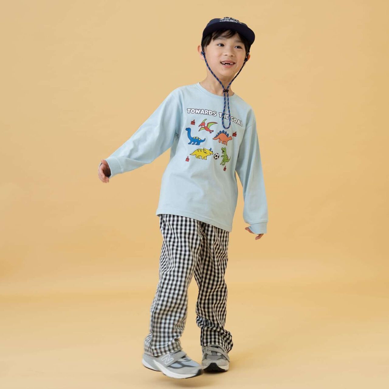 [365D] Cute OFUZAKE Long Sleeve T-Shirt,Sax blue, large image number 7