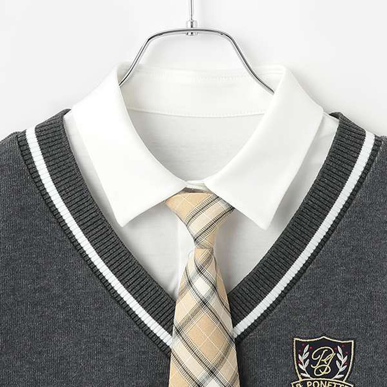 Tie-Detail Docking Dress,Navy, large image number 5