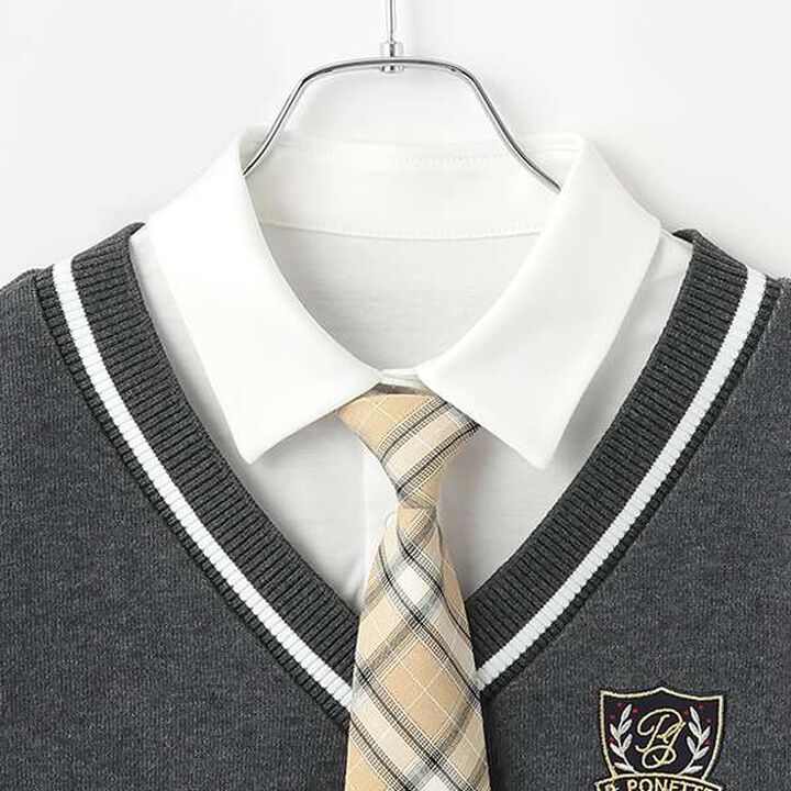 Tie-Detail Docking Dress,Navy, medium image number 5