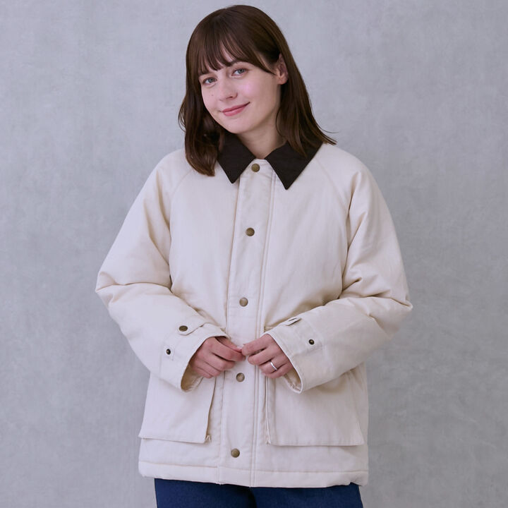 Link Twill Padded Duster Coat,, medium