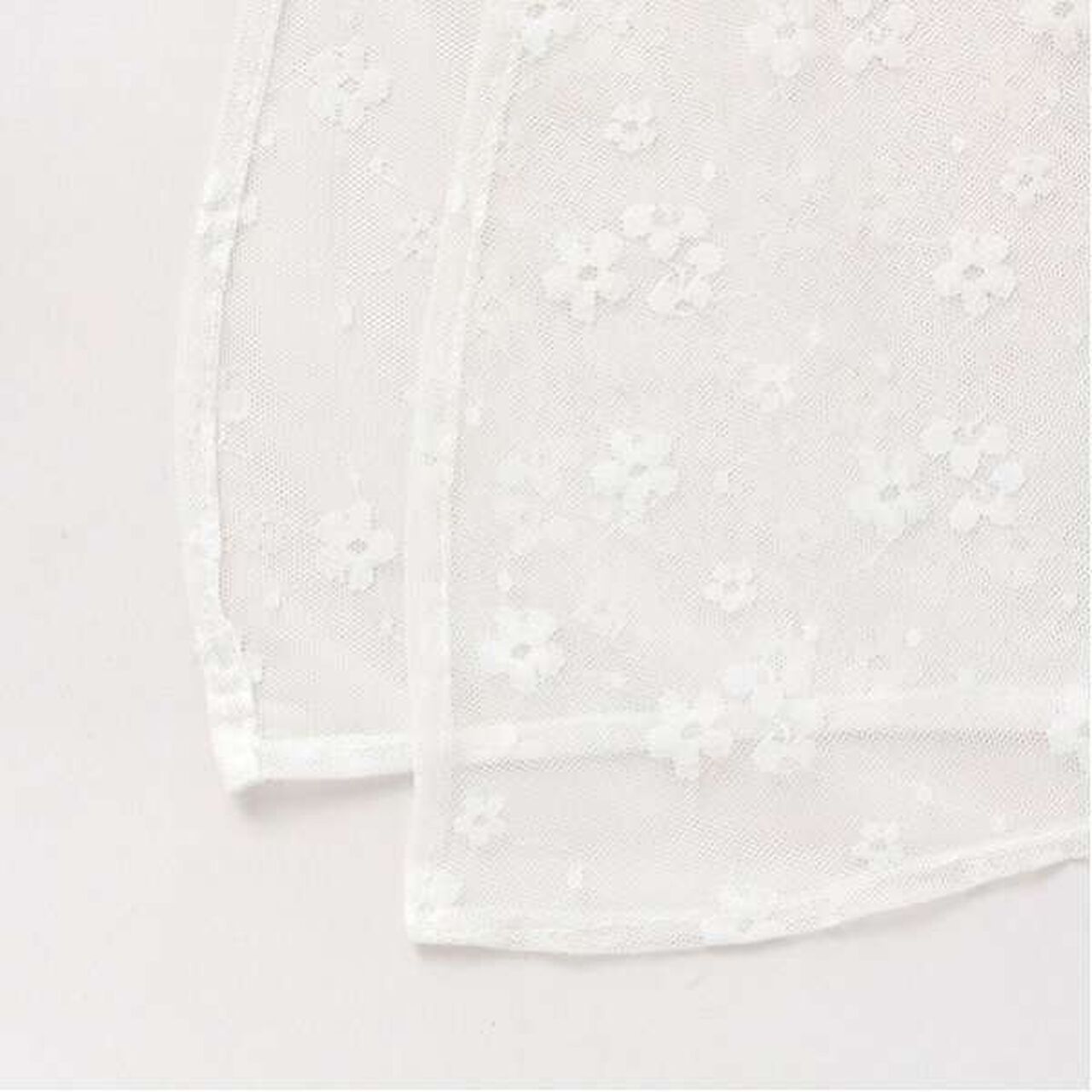 Lace Skirt,White, large image number 4