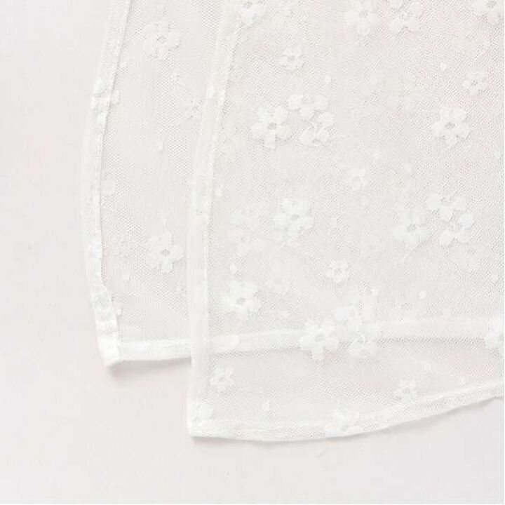 Lace Skirt,White, medium image number 4