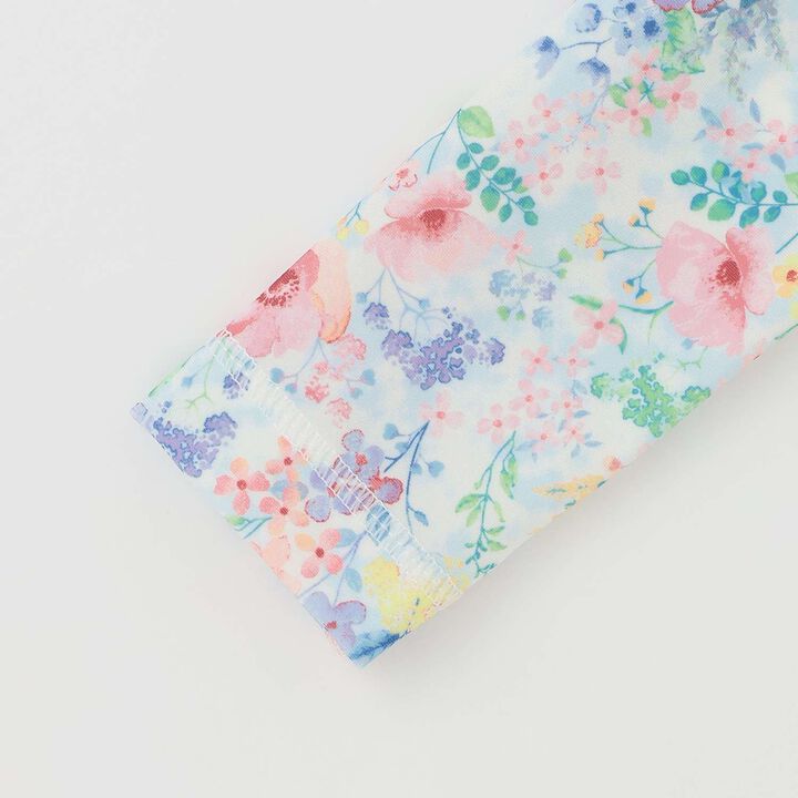 [SWIM] Girls' Floral Pattern Rash Guard [UV Protection],Pink, medium image number 4