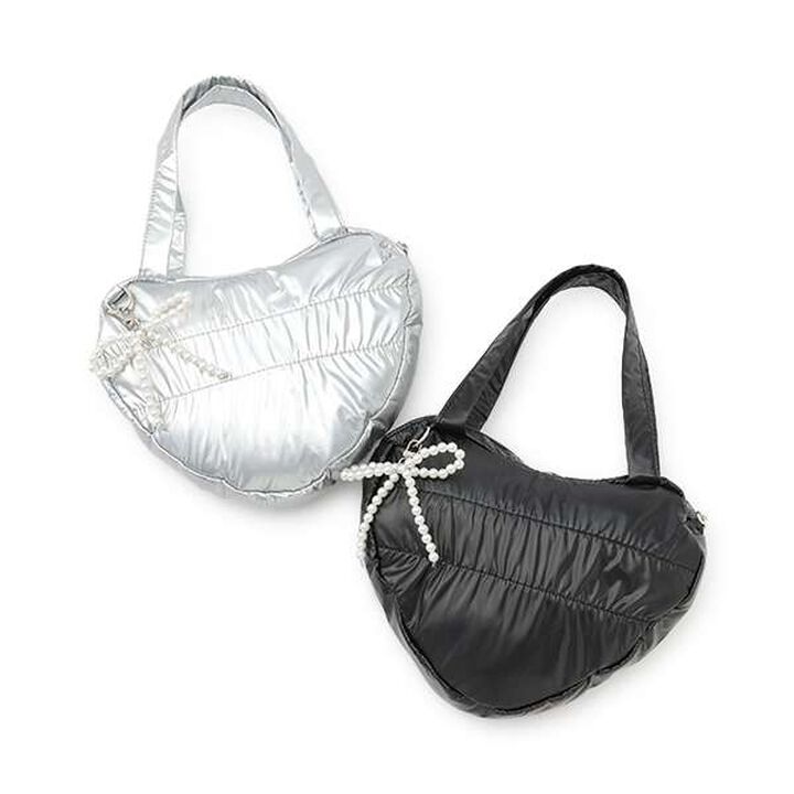 2 WAY Heart Bag,Silver, medium image number 8