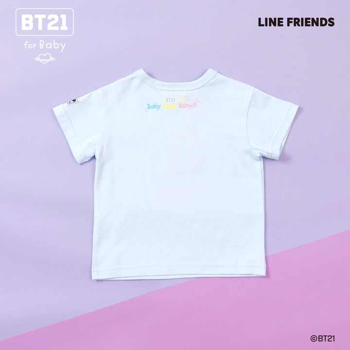 [BT21] Appliqu&eacute; Short Sleeve T-Shirt,Blue, medium image number 25