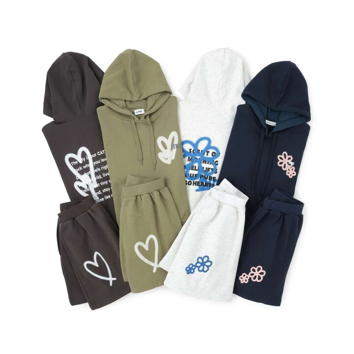 [LTXC] 100% Cotton Wool Lined Back Spray Outfit Set,Khaki, medium image number 11