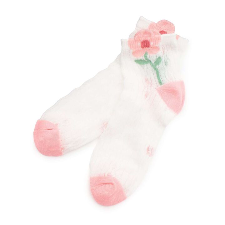 Spring Crew Socks,Yellow green, medium image number 2