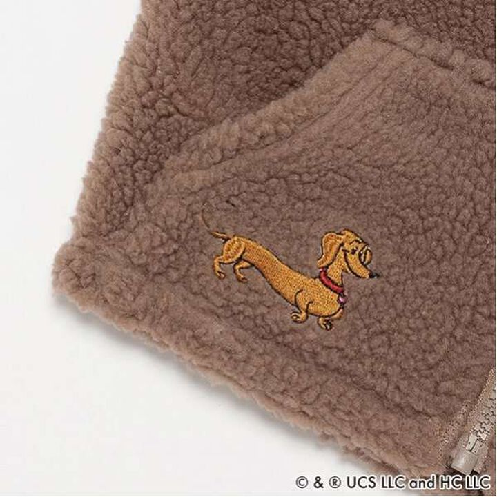 Curious George Boa Vest,Mocha tea, medium image number 2