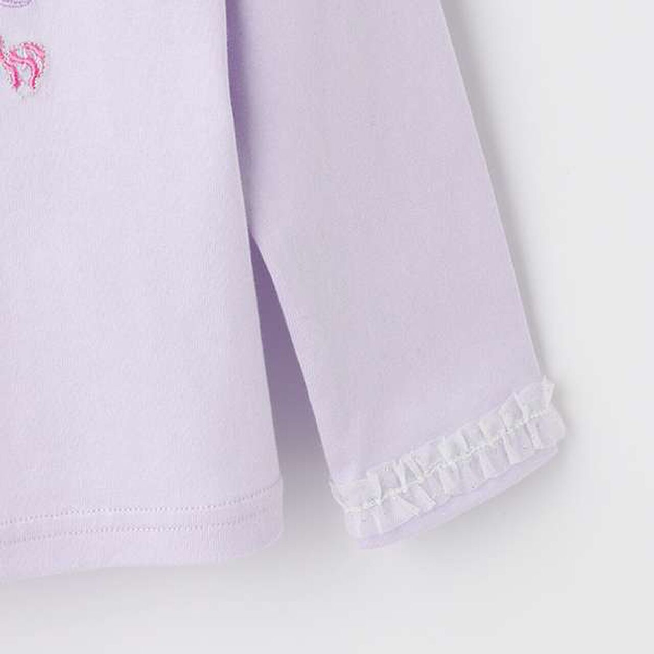 Unicorn Candy Embroidered Long-Sleeve T-Shirt,Off white, large image number 5