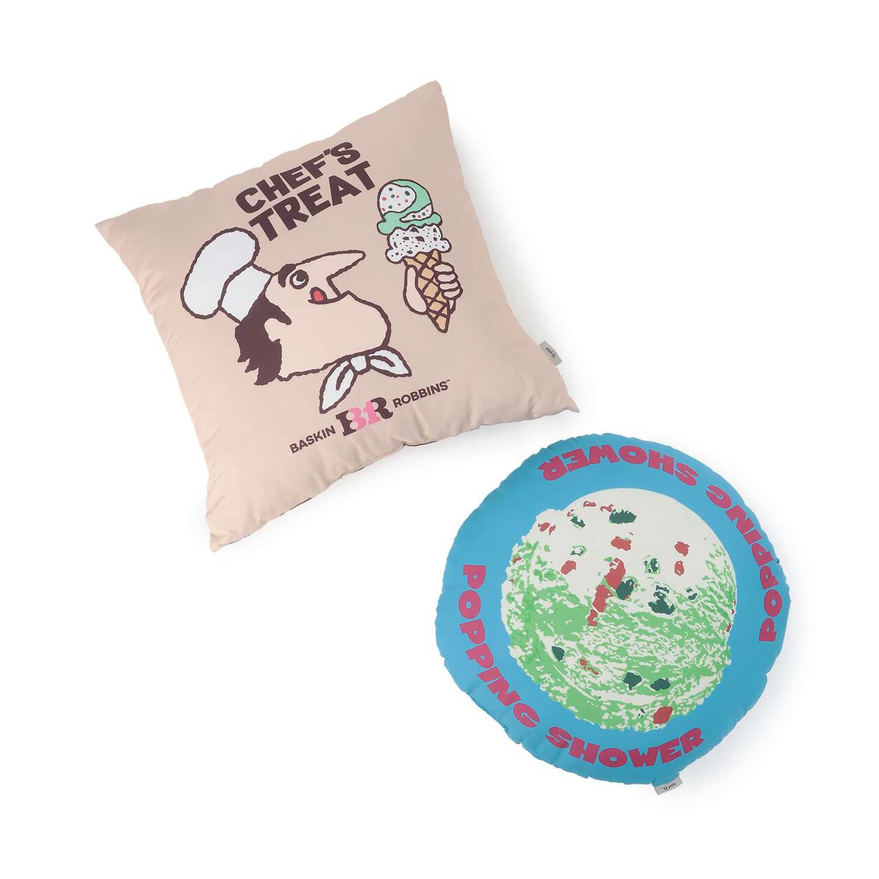 [Baskin-Robbins] Assorted Pattern Cushion,Beige, large image number 1