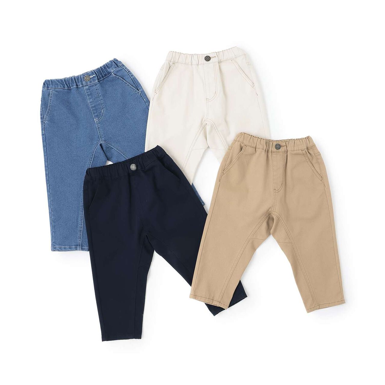 Playful Stretch Pants,Navy, large image number 13