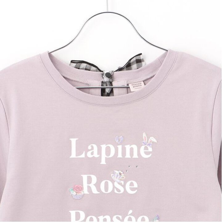 Girly Logo Short-Sleeve T-Shirt,Off white, medium image number 4