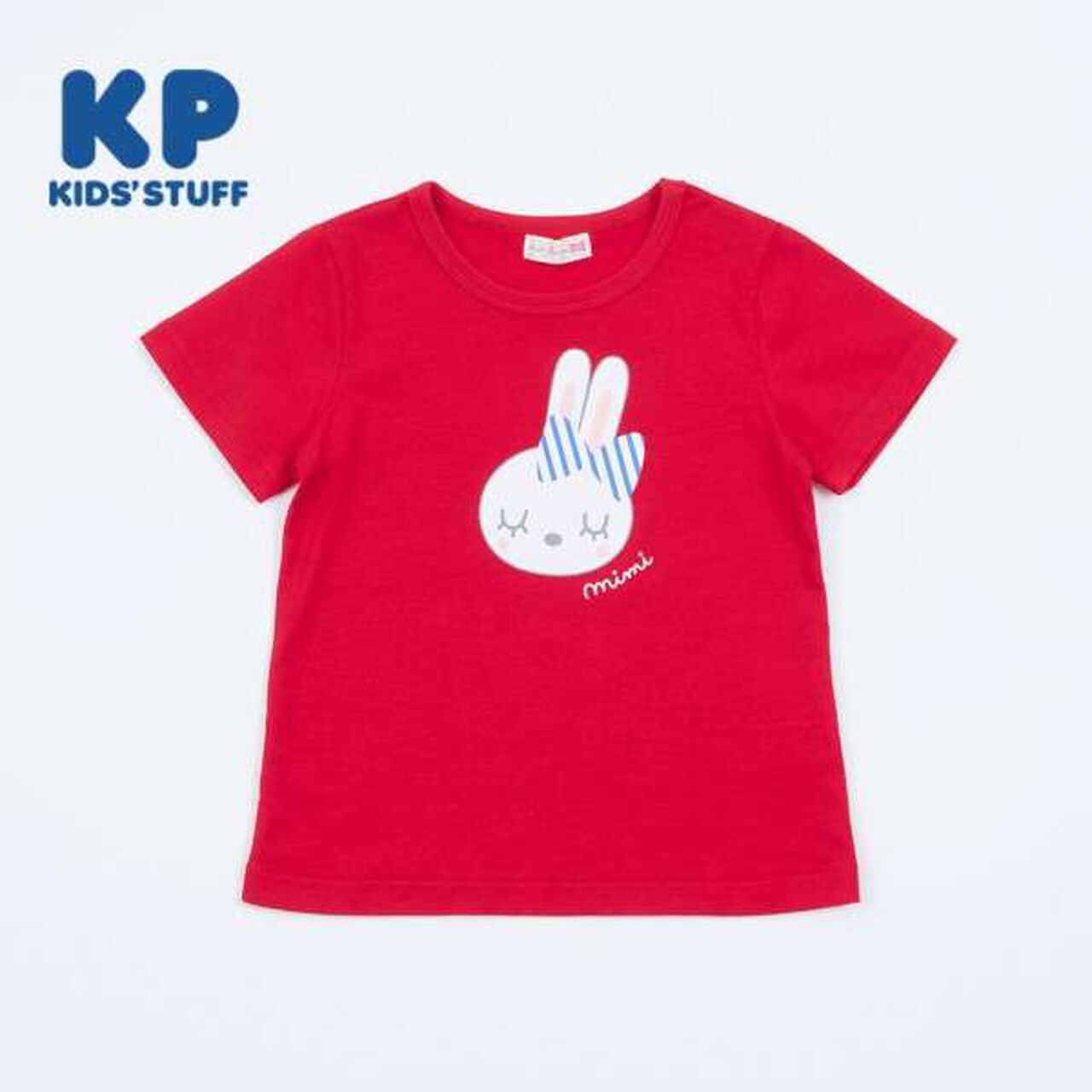 KP Rabbit Back Logo Short Sleeve T-Shirt [100-130],Pink, large image number 20